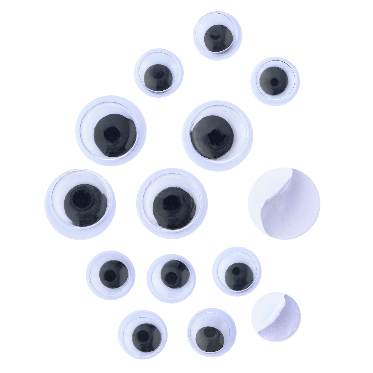 Yeux remuants adhésifs assortis de Creatology